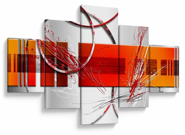 Abstraktní obraz (125x70 cm)