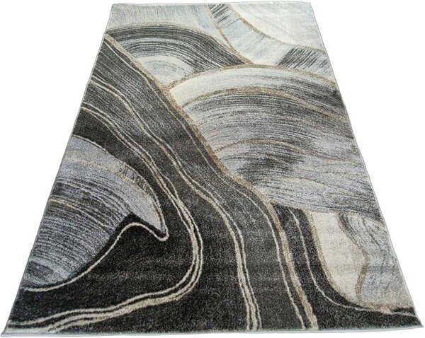 HU Šedo-béžový abstraktní koberec Rio 936A-D.grey-Beige Rozměr: 60x100 cm