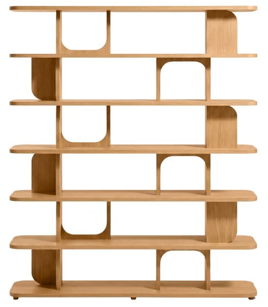 Kave Home Dubový regál Aduma 188 x 160 cm