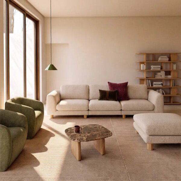 Kave Home Dubový regál Aduma 188 x 160 cm