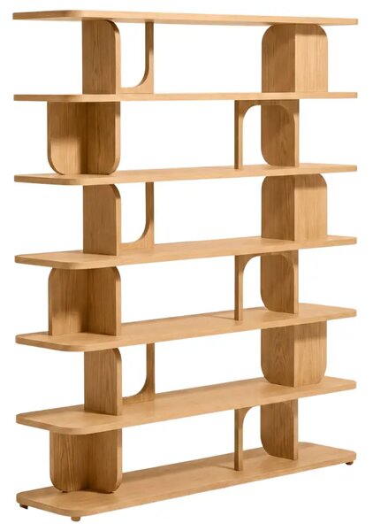 Kave Home Dubový regál Aduma 188 x 160 cm