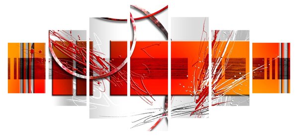 Abstraktní obraz (210x100 cm)