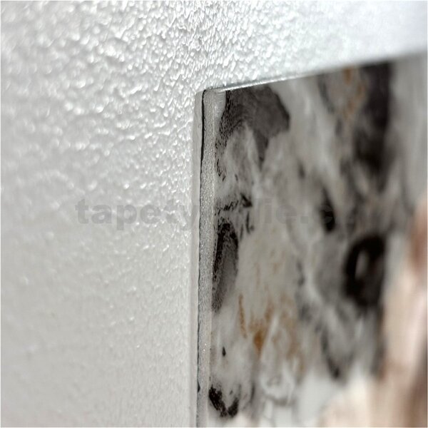 Samolepící panel na zeď TPM0000003, cena za kus, rozměr 280 cm x 60 cm, mramor šedo-černý, IMPOL TRADE