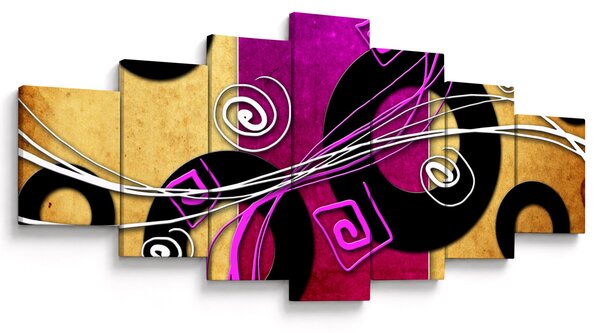 Obraz abstrakce (210x100 cm)