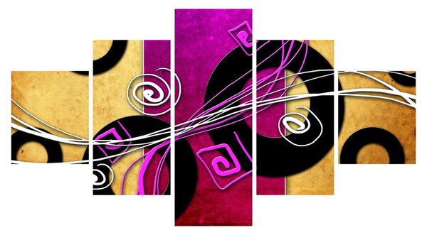 Obraz abstrakce (125x70 cm)