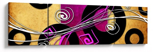 Obraz abstrakce (170x50 cm)
