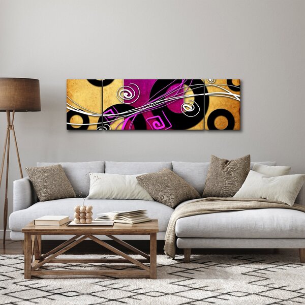 Obraz abstrakce (170x50 cm)
