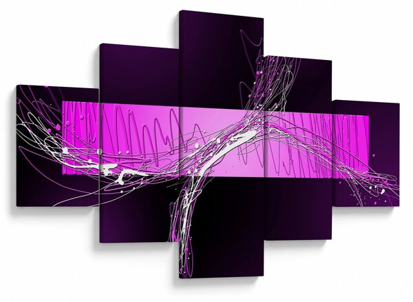 Abstraktní obraz (125x70 cm)