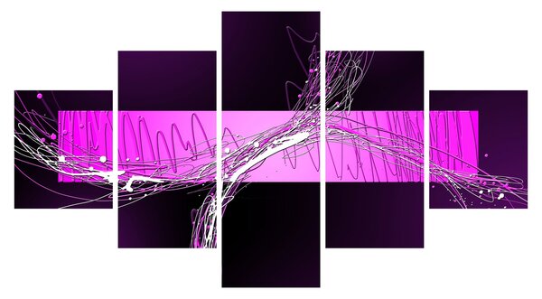 Abstraktní obraz (125x70 cm)