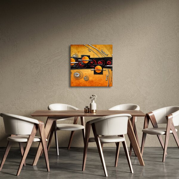 Obraz abstrakce - Planety (30x30 cm)