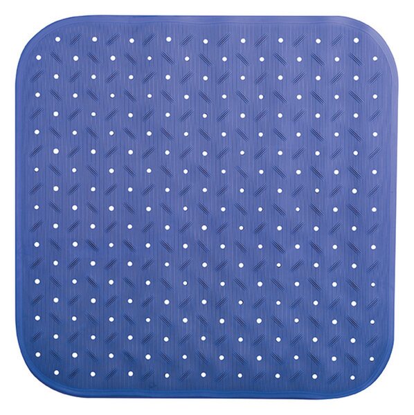 MSV protiskluzová podložka do sprchy CLASS Premium, tmavě modrá, SBS kaučuk, 54 x 54 cm
