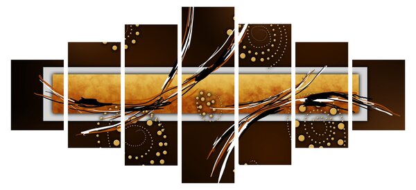 Obraz abstrakce - Motýli (210x100 cm)