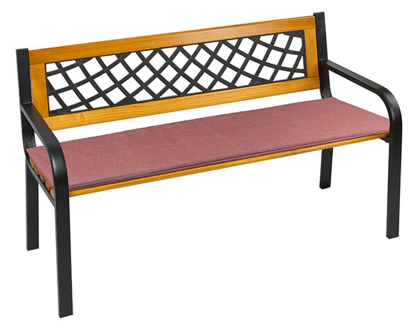 BELLATEX Sedák na lavici hladký Růžová 40x120 cm
