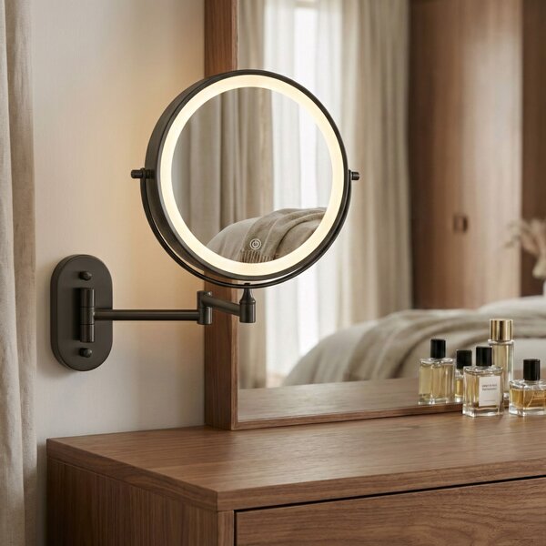 Zrcadlo LED Glow Black