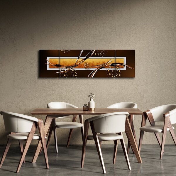 Obraz abstrakce - Motýli (170x50 cm)