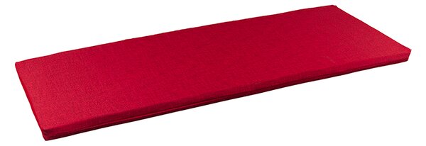 BELLATEX Sedák na lavici hladký Červená 40x120 cm