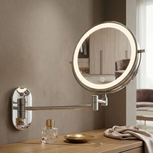 Zrcadlo LED Glow Chrome