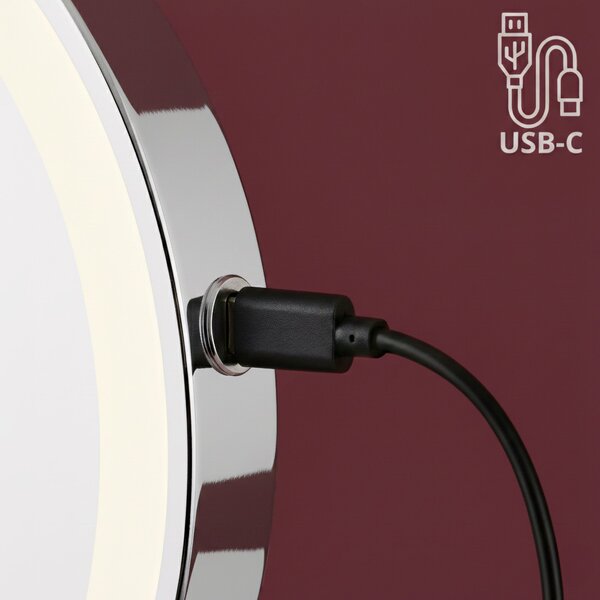 Zrcadlo LED Glow Chrome