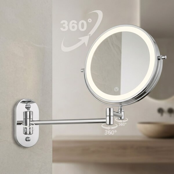 Zrcadlo LED Glow Chrome