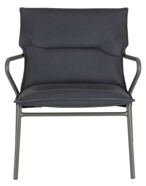 Nízké polstrované křeslo VENCE BeComfort šedá Dark Grey