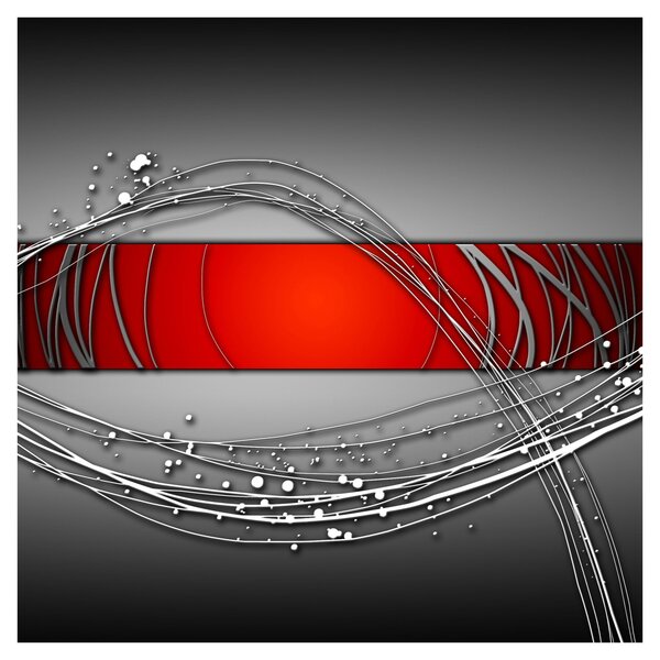 Abstraktní obraz (30x30 cm)