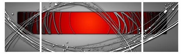 Abstraktní obraz (170x50 cm)