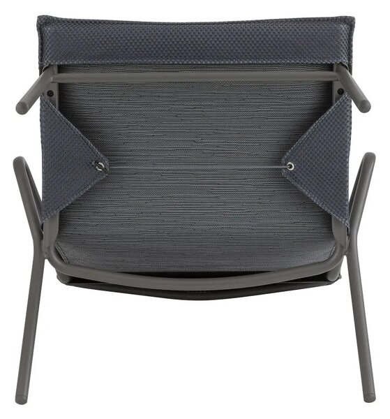 Nízké polstrované křeslo VENCE BeComfort šedá Dark Grey