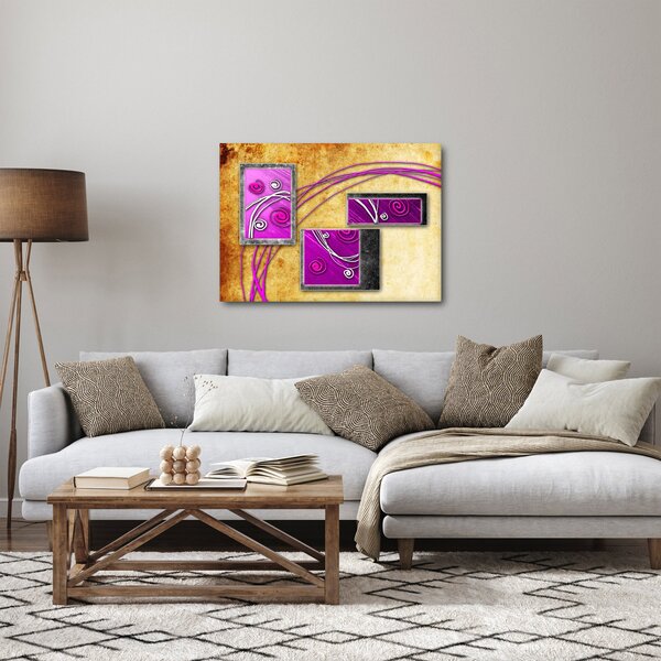 Obraz abstrakce (70x50 cm)