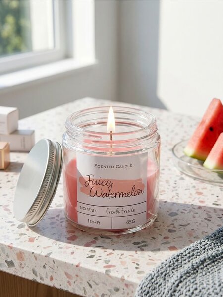 Sinsay - Vonná svíčka Juicy Watermelon - korálová