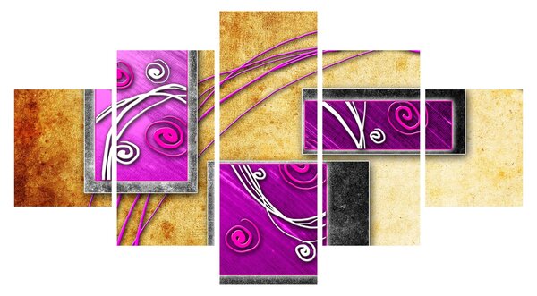 Obraz abstrakce (125x70 cm)