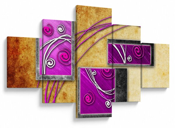Obraz abstrakce (125x70 cm)