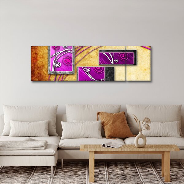 Obraz abstrakce (170x50 cm)
