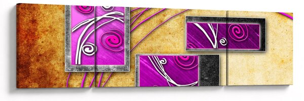 Obraz abstrakce (170x50 cm)