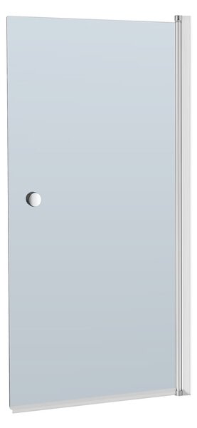 Novoterm Jednodílná vanová zástěna NV-Cristal 4 70x140, chrom/grafit