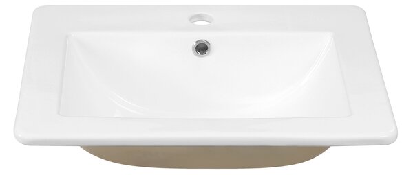 Novoterm Zápustné keramické umyvadlo NV-KR-530, bílé