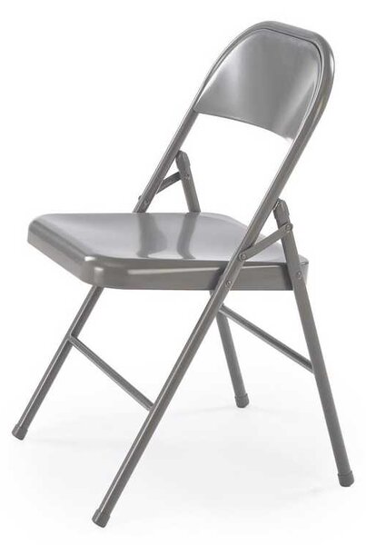 Skládací židle Acton, šedá