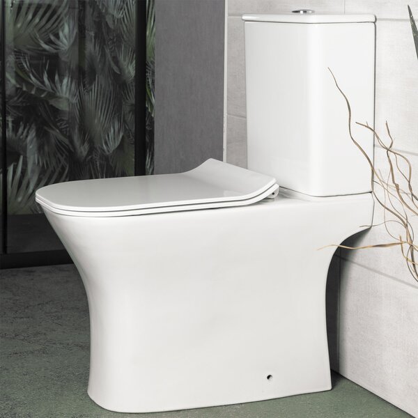 Novoterm WC kombi NV-Kamet se zadním odpadem a SoftClose sedátkem