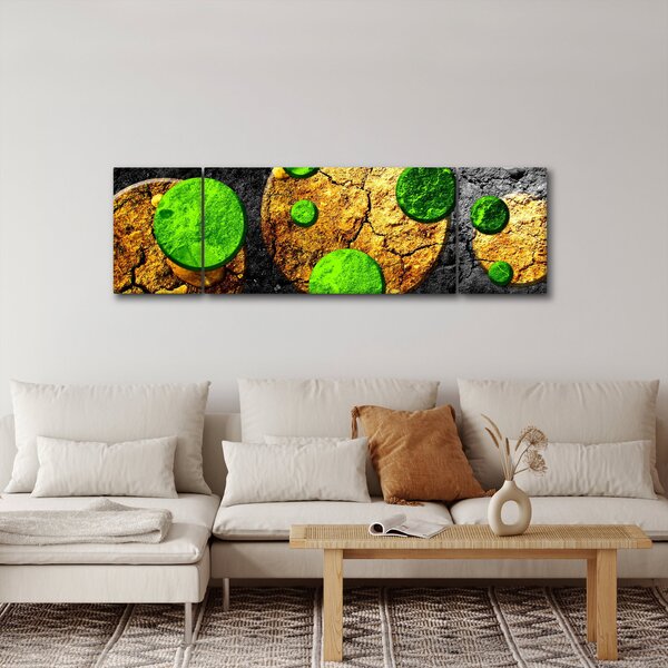 Obraz abstrakce - Koule (170x50 cm)