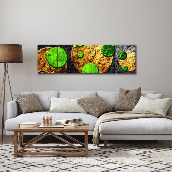 Obraz abstrakce - Koule (170x50 cm)