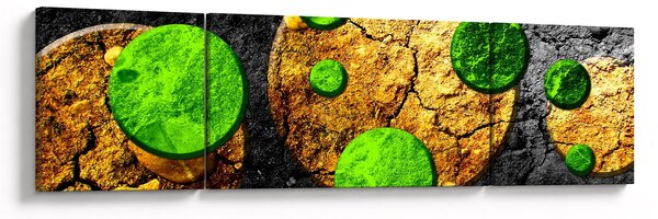 Obraz abstrakce - Koule (170x50 cm)