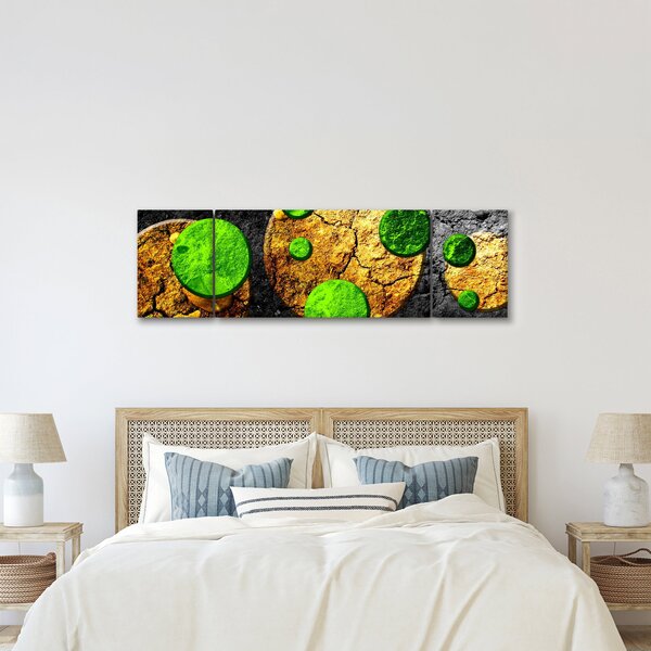 Obraz abstrakce - Koule (170x50 cm)