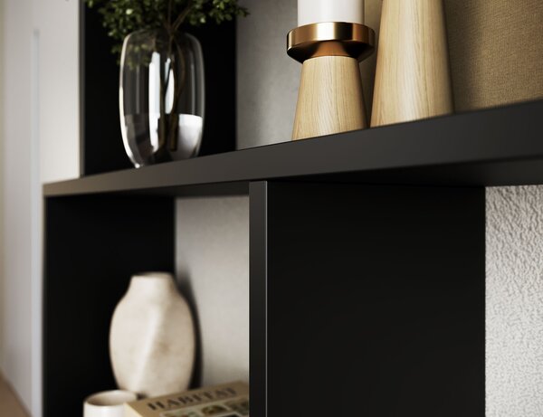 Eltap Designová knihovna Shellf černá