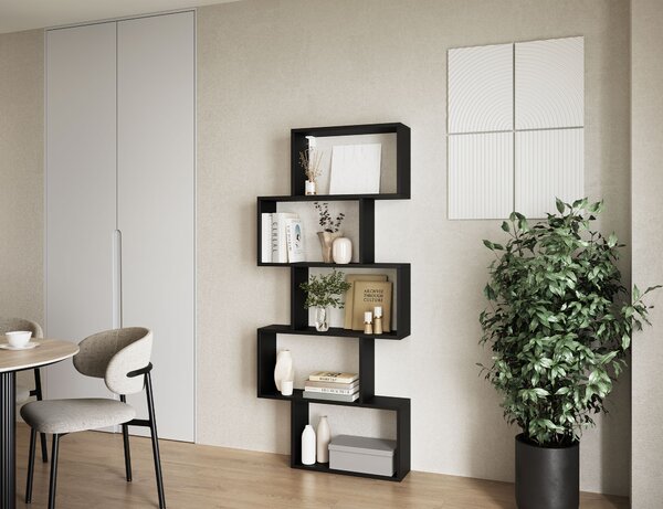 Eltap Designová knihovna Shellf černá