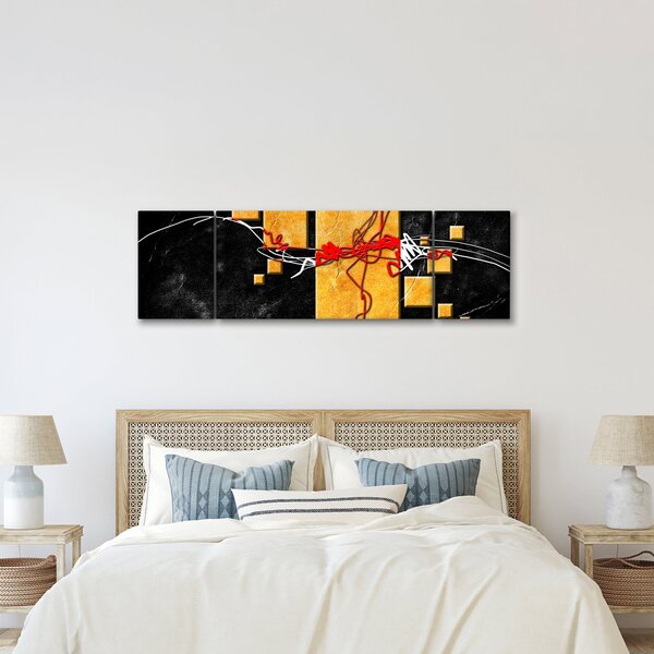 Abstraktní obraz - Tanečnice (170x50 cm)