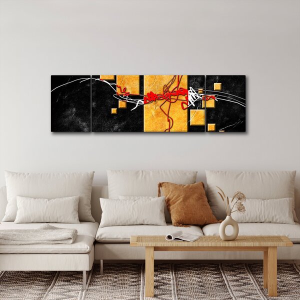 Abstraktní obraz - Tanečnice (170x50 cm)