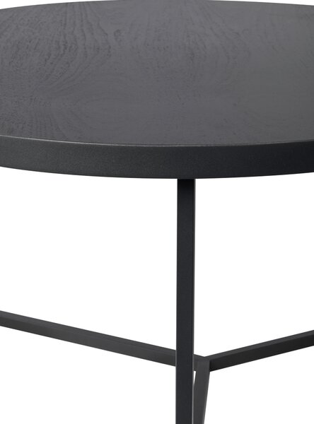 KONFERENČNÍ STOLEK, černá, dřevo, kov, kompozitní dřevo, 80/80/40 cm MID.YOU - Konferenční stolky, Online Only