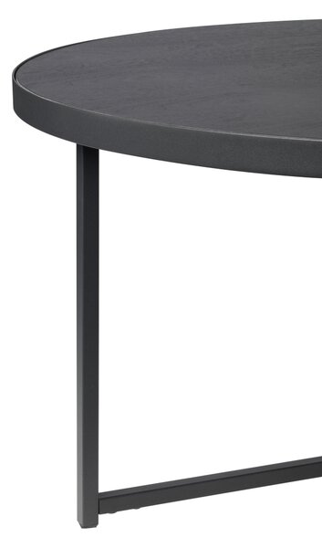 KONFERENČNÍ STOLEK, černá, dřevo, kov, kompozitní dřevo, 80/80/40 cm MID.YOU - Konferenční stolky, Online Only