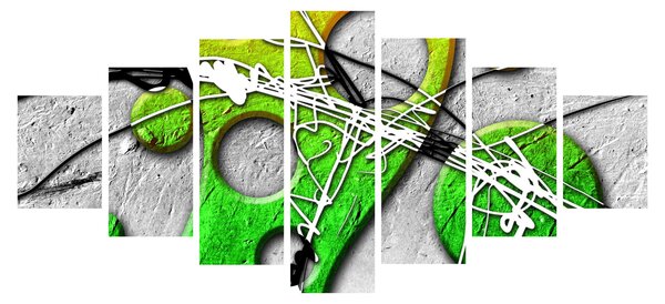 Abstraktní obraz (210x100 cm)