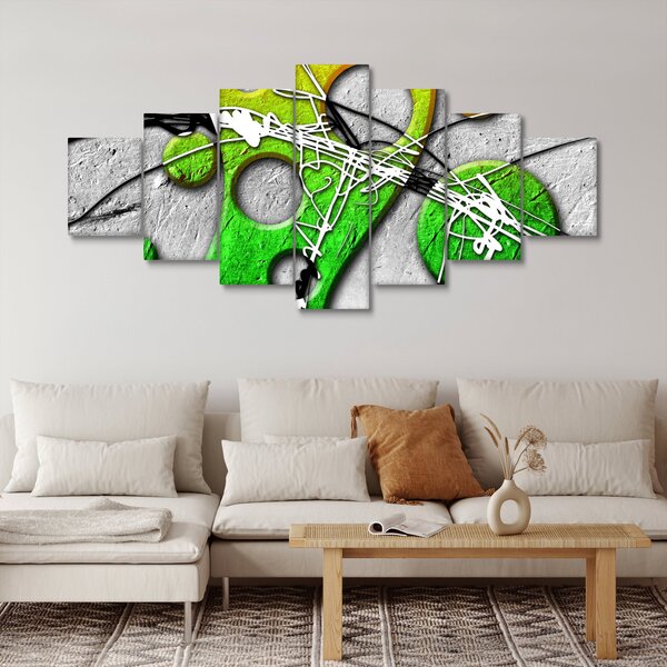 Abstraktní obraz (210x100 cm)
