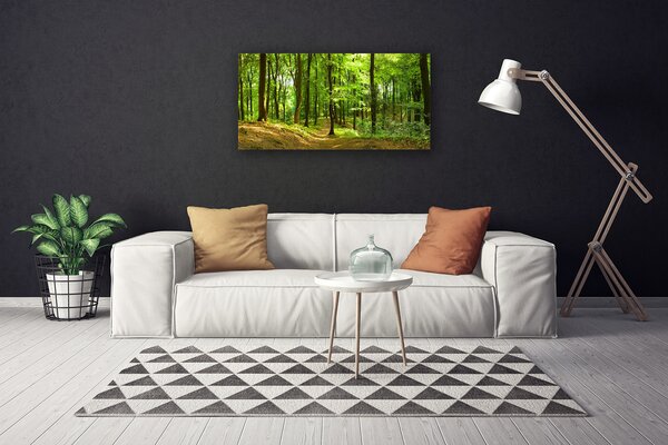Obraz na plátně Les Příroda 140x70 cm